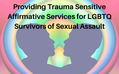 Webinar: Providing Trauma Sensitive Affirmative Services for LGBTQ Survivors of Sexual Assault